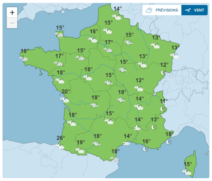 carte de France