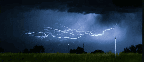 photo de l'orage